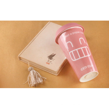 New arrival 2016 decal glossy smile travel mug for sale